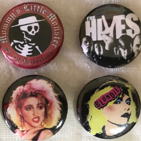 Vintage Punk Rock Pins - Picture 7 of 15